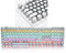 Teclado de juegos con cable Retroiluminación USB Teclado mecánico PC Computadora Teclado retro de tapa redonda E-Sports Gamer Interruptores mecánicos Teclado de computadora para computadora portátil d