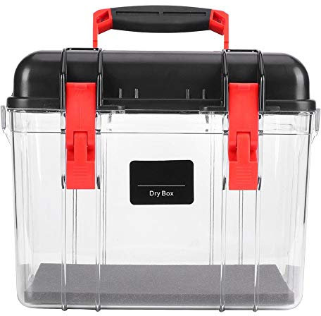 Topiky R15 SLR Moisture Proof Camera Case, Photographic Equipment Sealing Drying Mildewproof Lens Storage Box for Digital Camera