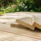 Home Deluxe - Holz Terrassendiele Lärche ARIS - 2 m², Inkl. Unterkonstruktion und Montagematerial I Terrassenboden Poolumrandung Balkonbelag