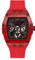 GUESS Herren analog Quarz Uhr mit Silikon Armband GW0203G5