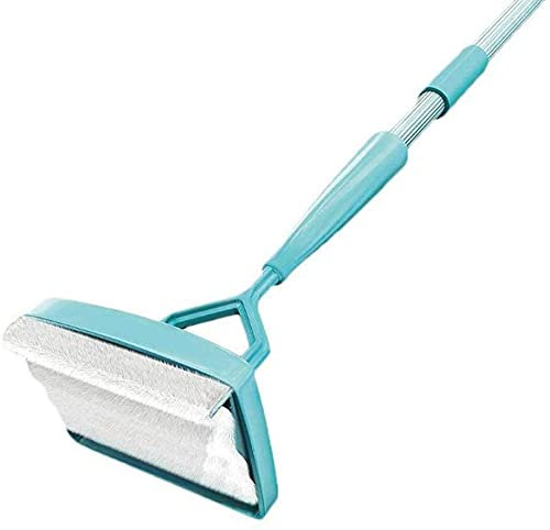 Baseboard Mops de Limpieza, Mango Largo Microfibra Plegable Herramienta para Limpiar zócalos