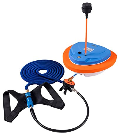 Xinan Ventilateur De Plongée, Réservoir Plongée Rechargeable Portable, Compresseur d'air Étanche avec 10m / 32.8ft Tuyau, for Le Travail sous-Marin, en Apnée, Multi-colored, 5 Hours Kit