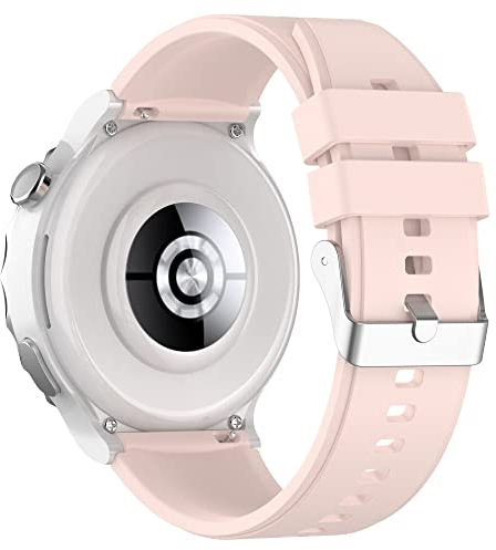 BoLuo 20mm Cinturini per Orologi per Huawei Watch GT3 Pro 43mm /Huawei Watch GT3 42mm /Watch GT2 42mm,Cintura Silicone Bracelet Cinturino Strap per Coros Pace 2 /Coros Apex 42mm /Ticwatch E3 (rosa)