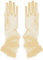 Aniler Damen 68,6 cm lange Tüllhandschuhe Sheer Hochzeit Braut Handschuhe Ellenbogen Länge Oper Party Handschuhe, Champagner, Einheitsgröße