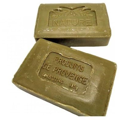 Lot de 2 savons de Marseille 72% Le Sérail - huile d'olive125gr fabrication artisanale depuis 1949 à Marseille, cuisson au chaudron