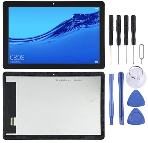 LIQC Pantalla LCD OEM para Huawei MediaPad T5 AGS2-W09/AGS-W19 digitalizador Asamblea completa con marco (negro)