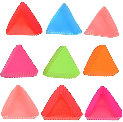 18Pcs Silikon Cupcake Formen, Cupcake Silikon Backbecher, Silikon Muffin Formen, Wiederverwendbare Silikon Backformen, für Machen Kuchen Cupcakes Eincreme Pudding