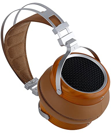 SIVGA Luan Hi-Fi - Auriculares de madera abiertos con controlador dinámico, 50 mm, color marrón