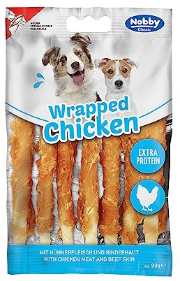 Nobby StarSnack Classic Barbecue Wrapped Chicken 1 Packung (1 x 80 g)