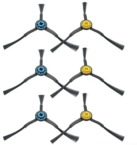 Lot de 6 brosses latérales pour aspirateur pour M7 M7 Pro Robot Aspirateur Brosse latérale