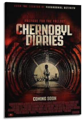 VZRSQZK Filmposter Tschernobyl Diaries, dekoratives Gemälde, Leinwand-Wandposter und Kunstdruck, modernes Familienschlafzimmer-Dekor-Poster, 60 x 90 cm
