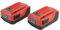 2 Batteries B22 22 V 5,0 Ah Batterie Lithium-ION Haute Puissance. Compatible for Hilti 18 V 21,6 V 22 V. Outil électrique sans Fil. Compatible avec l'outil à Batterie 22 V