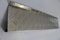 Fensterbank Tropfblech Alu Riffelblech 2/3, 2,5/4, Abschluss 5° T=50-400mm 500mm, 750mm, 1000mm, 1500mm oder 2000mm1,5m (Fensterbank 2,5/4mm Alu Riffel 1000mm, 15/40/180/25)