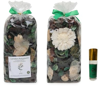 Youngland Lot de 2 sacs de pot-pourri au jasmin – Fleurs séchées parfumées au jasmin pour décoration de printemps, parfum d'intérieur et Saint-Valentin – 238,1 g