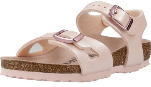 BIRKENSTOCK Rio, sandali da donna, Graziosa rosa chiara, 32 EU