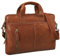 STILORD 'Raihn' Leder Umhängetasche Herren 13.3-14 Zoll Laptop-Tasche für Arbeit Reisen Business Tasche Schmal Laptophülle aus Echtleder, Farbe:maraska - braun