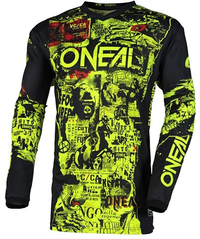O'NEAL ELEMENT Jersey ATTACK Black/Neon yellow S