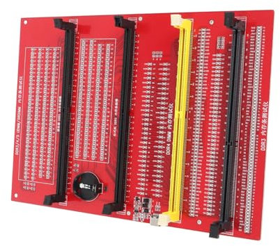 Hyuduo Tester di Memoria RAM con modalità Doppia Alimentazione, Luci LED per Riparazione Scheda Madre PC, Adatto per Manutenzione RAM Desktop DDR3, DDR4, DDR5
