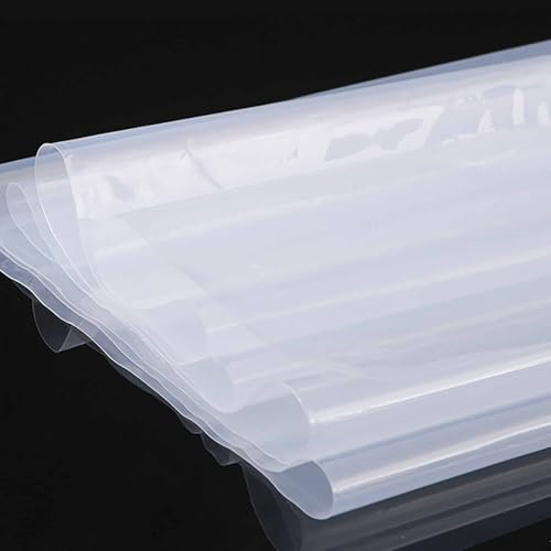 HRJZF 2M X 10M Heavy Duty Polythene Plastic Sheeting - Thickened Clear Plastic Dust Waterproof Sheets，1800g Garden Grow Polythene Cover Sheets for Gardening Insulation Building Rubble Protection