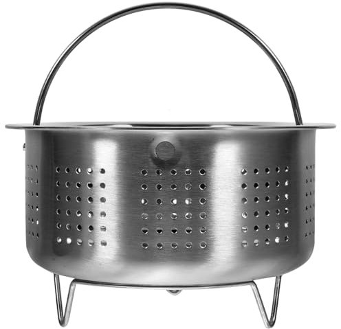 Garneck Cesta Vaporera Inoxidable Cocinar Al Vapor Pequeño Para Verduras y Dumplings Diseño Antiescaldante y Resistente Deformación