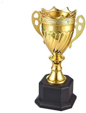 QXSJEDYCH Trophées Grand Champion Trophée d'Or Trophée du Champion de l'Athlète Prix du Gagnant Convient for la Ligue de Basket-Ball et de Football, Championnats de Coupe du Monde, Prix des Jeux Scola
