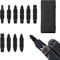 NexTool Bit Kit,10 PCS Ersatz-Schraubendreher-Bits kompatibel mit LM Multi-Tool-Langlebiger S2 Stahl #1,#2-2 Phillips +1/4,3/16&1/8 Flat Head+T15 Torx,NexTool Pocket Tool für DIY Reparaturen