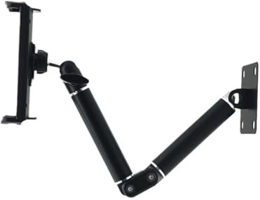 Dawutocap Adjustable Vertical 2 Section Tablet Wall Mount Bracket Large Size Tablet Wall Holder For 4 13inch Tablets And Phones