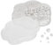 Baxnore 1150PCS Flat Back Half Pearl Beads, Sew-On Glue-On Craft Pearls, Includes Storage Box for Jewelry Making Earrings Bracelets