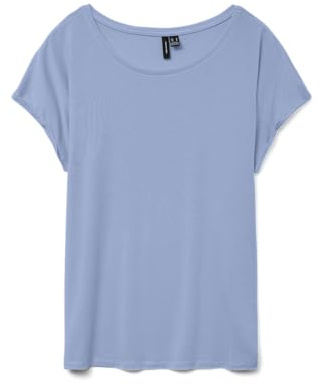 VERO Moda Damen Vmava Plain Ss Top Gajrs Noos T-Shirt