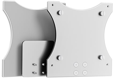 Adattatore VESA per Apple Studio Display da 27, staffa in lega di alluminio con copertura in silicone, piastra di montaggio 75 x 100 mm, non è necessario rimuovere il supporto, installazione senza
