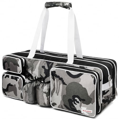 K-Cliffs Tennisschlägertasche | Deluxe Ballistic Nylon | Schuhfach