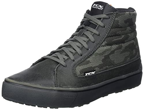 TCX Men's Street 3 Air Motorcycle Boot, Camo Green, 8 UK