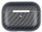 qichenlu [Extrem Dünn] Matt-Schwarz Carbon Case kompatibel mit Airpods 3, Gehäuse Schutz Hülle kompatibel mit Airpods 3,Echt Kohlefaser Kratzfest Schale kompatibel mit Airpods 3 Kabelloses Ladecase