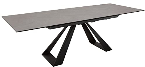 riess-ambiente.de Ausziehbarer Esstisch Concord 180-230cm anthrazit aus Keramik Esszimmertisch Konferenztisch Tisch