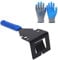 Trim Puller Pry Bar, Tile Skirting Board Removal Tool for Wood Floor Baseboard Door Casings Nail Pulling with Working Gloves Gekufa,Blue