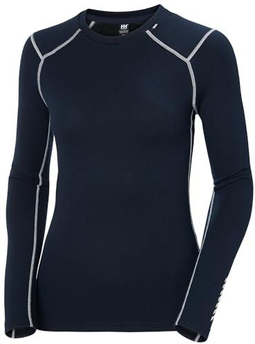 Helly-Hansen Womens W Lifa Merino Midweight Crew, Azul marino, XL