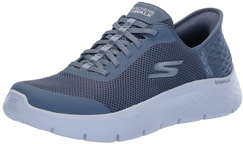 Skechers Women's GO Walk Flex Grand Entry Sneaker, Blue, 6.5 UK