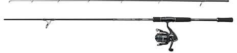 Abu Garcia Fast Attack Pro 270 10-45g Zander Sp Combo, Spinning Combo für Raubfischangeln, Schwarz