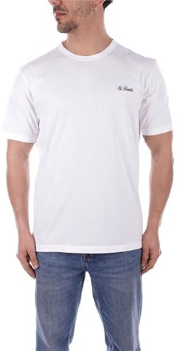 Saint Barth T-Shirt Uomo MC2 Bianco Dover - SB 01n EMB