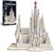 Piececool 3D Puzzle Metall Architecture Sagrada Familia, 3D Metal Puzzle für 340 Edelstahl, Ganzes Metall, 1:1 Wiederherstellen, Geburtstagsgeschenk, Modellbausatz Erwachsene, 450 Teile
