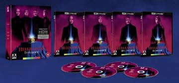 Hellraiser Tetralogy 4K - 4-Disc Box Set ( Hellraiser / Hellbound: Hellraiser II / Hellraiser III: Hell on Earth / Hellraiser: Bloodline ) [ UK Import ] (Blu-Ray)