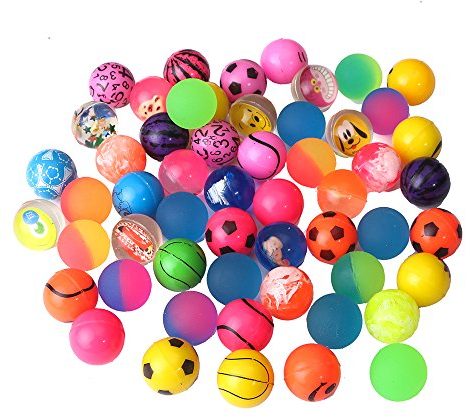 Beyond Dreams 24 Flummi zum Kindergeburtstag Mitgebsel Gastgeschenke | Springbälle als Geburtstag Geschenk für Kinder | Springball Flummis Gummiball Hüpfball als Spielzeug