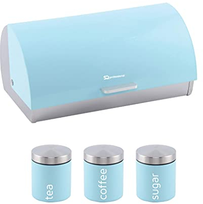 SQ Professional Dainty Bread Bin and Canisters (Skyline)