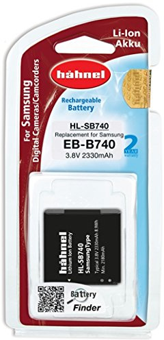 hähnel HL-SB740 Replacement Li-Ion Battery for Samsung BP-740 - Black