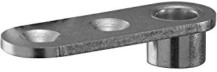 Stangenführungsplatte BMH 1144 f. Rundstange ø 10 mm, Stahl verzinkt