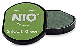 efco NIO Stempelkissen Wunschstempel 4cm individuell Smooth Green, Papier