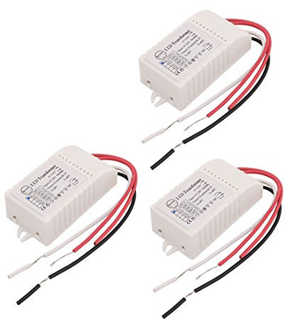 Aexit 3Pcs AC 220V a DC 3V Trasformatore di tensione elettronico LED Driver per 2-22 LED ID: 643890