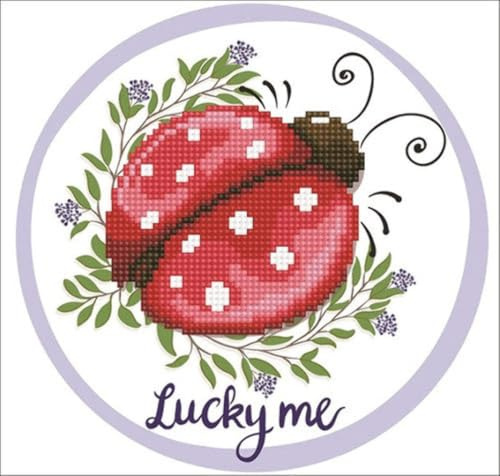 DIAMOND DOTZ Painting, Beginner Kit, Lucky Me, 24x 23cm