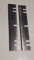 jeu de 2 fers 200 mm réaffutables rabot Kity 635