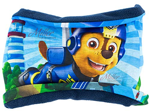 Paw Patrol Écharpe tube pour garçon Motif Chase Bleu/bleu marine